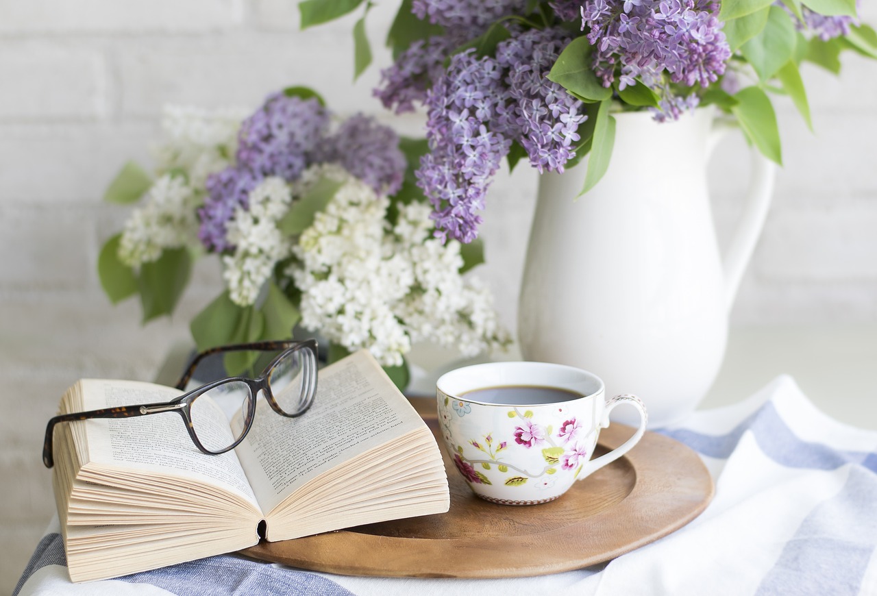 Coffee, book, flowers — Creating A 'Lock Up And Leave' Garden Property