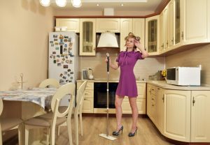 Cleaning, housewife, mop — Modern Appliances For Simple Cooking