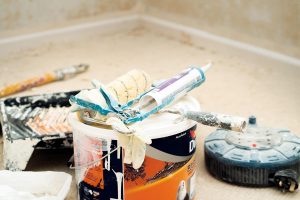 Paint, interior paint, paint bucket — What do you know about carpets?