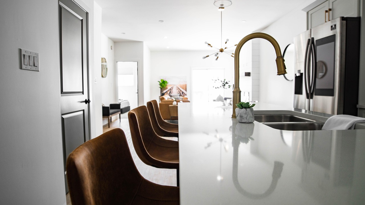 Home, kitchen, interior — What Is Quartz Countertop And How Does It Benefit You