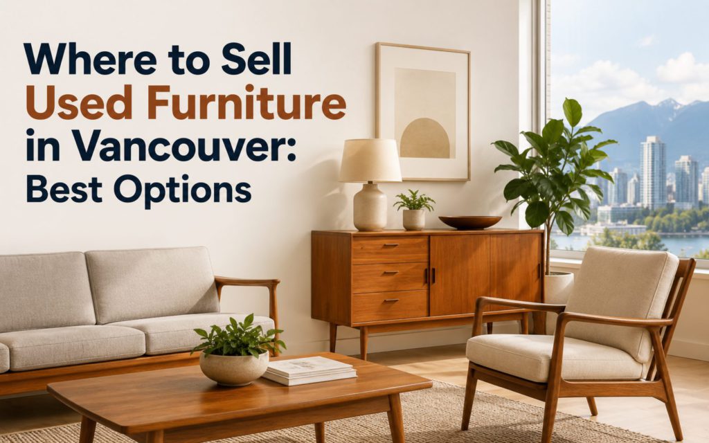 Where to Sell Used Furniture in Vancouver: Best Options
